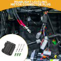 3 Pin Headlight Leveling Motor Connector Plug Female for Toyota (2009–2017)