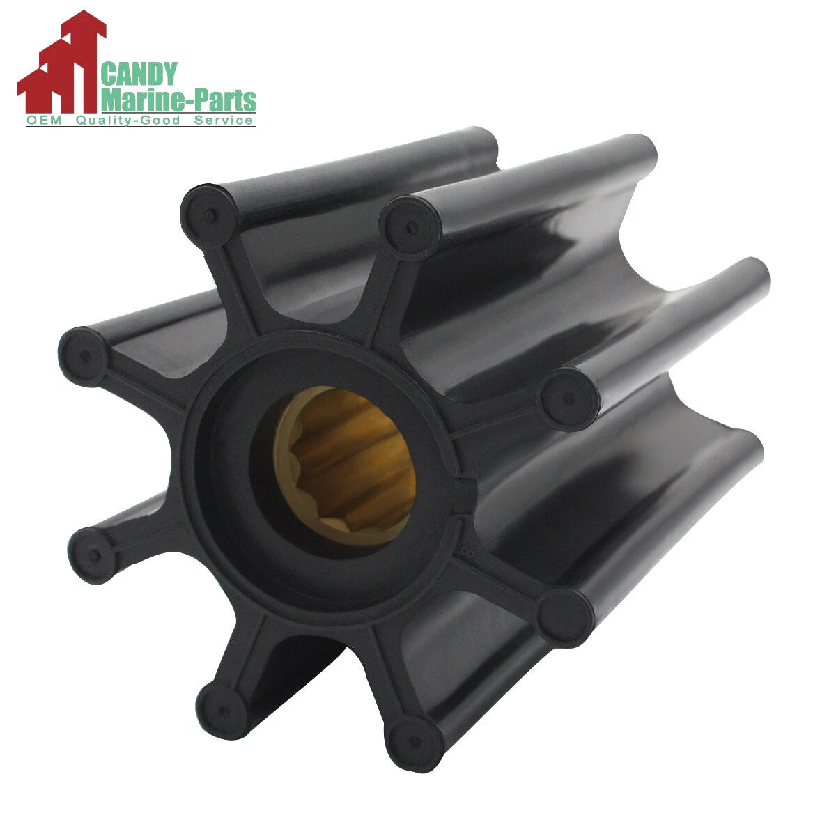 Water Pump Impeller for Cummins Mercruiser Diesel D254 CMD 4.2L 3.0L V6 (47-816814T)