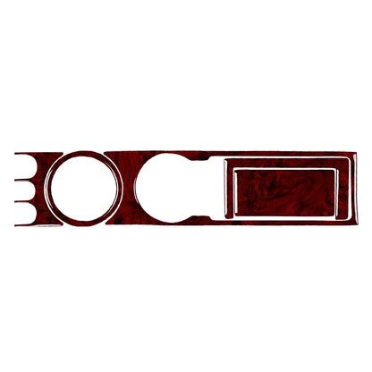 Red Wood Grain Water Cup Holder Panel Cover Trim for BMW 3 Series E36 (1994–1996)