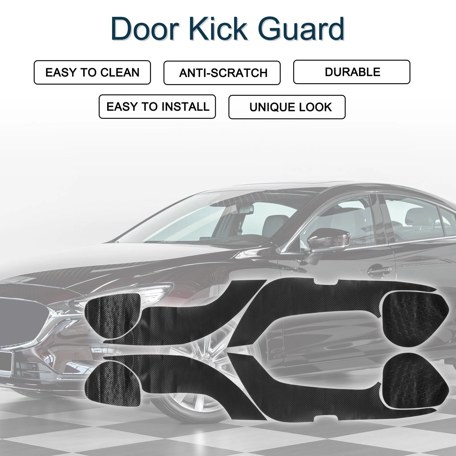 Door Kick Guard Replacement for Mazda Atenza 2017–2019 Front Rear Set