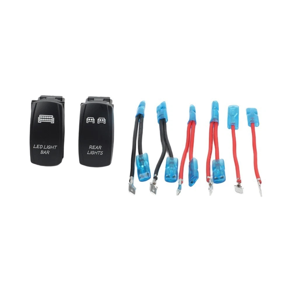 Rocker Switch with Rear Light for