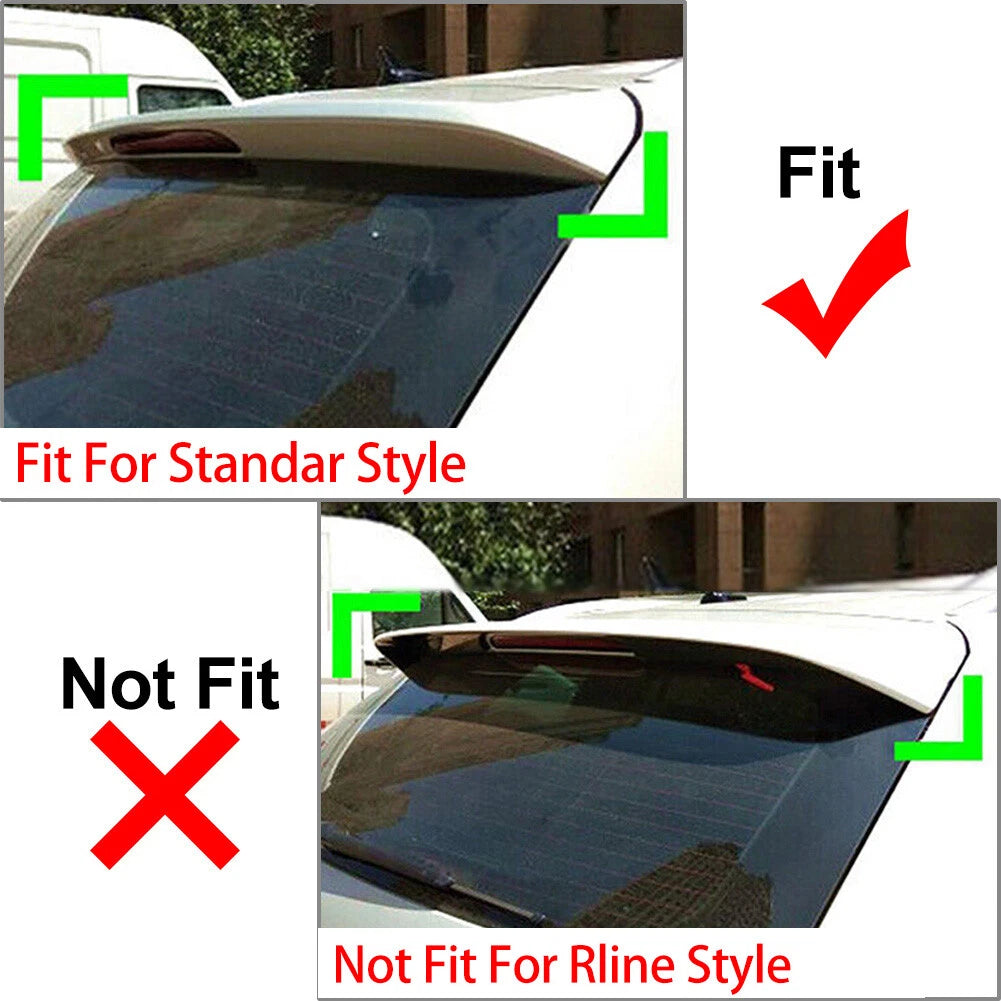 Rear Trunk Window Side Wing Spoiler for Volkswagen Tiguan MK2 (2017–2023)