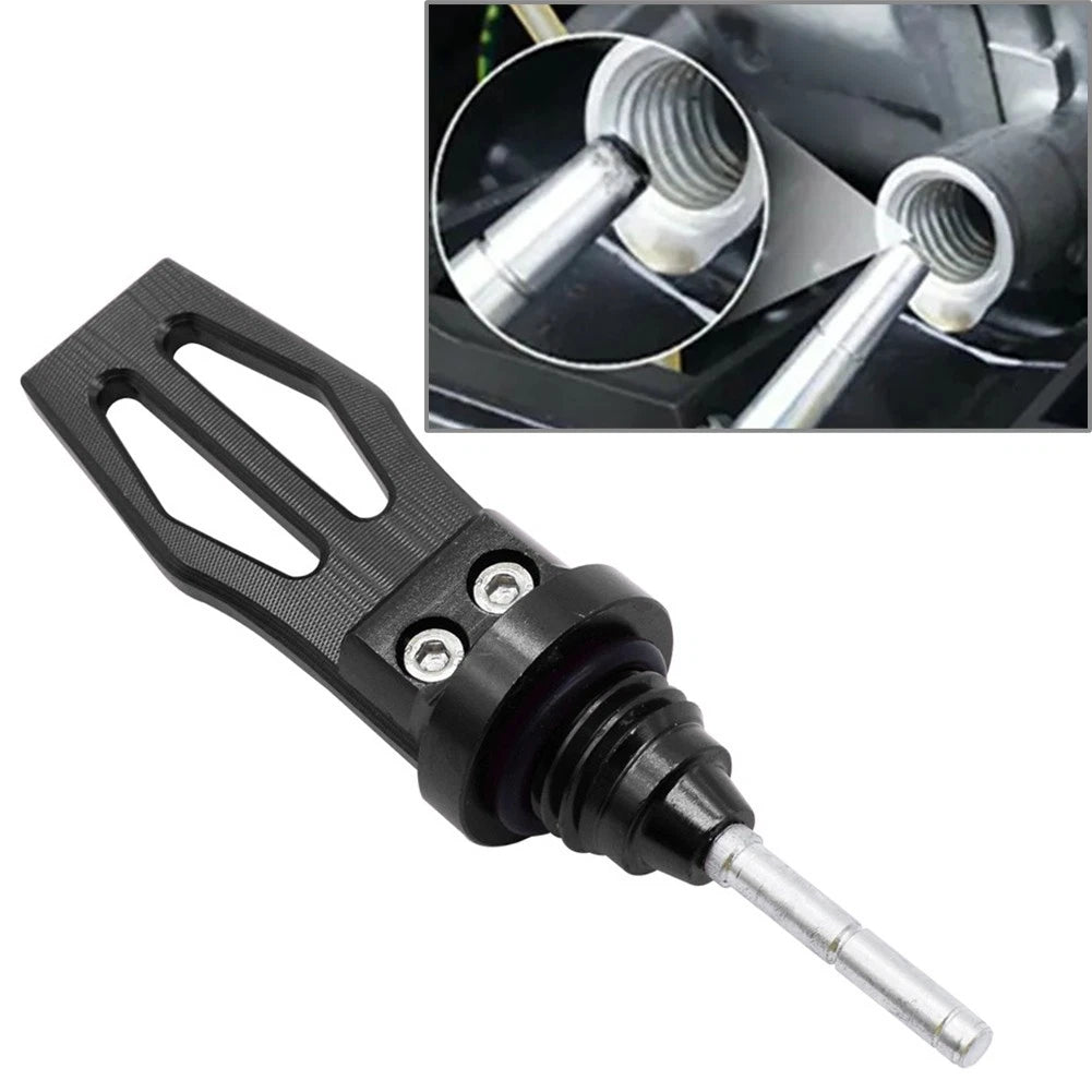CNC Engine Oil Dipstick Cap for Motorcycle (Universal Fit)