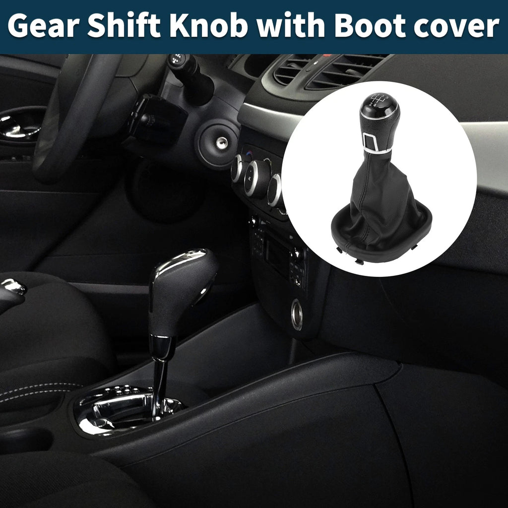 Gear Shift Knob with Boot Cover for Volkswagen Touran (2003–2010)