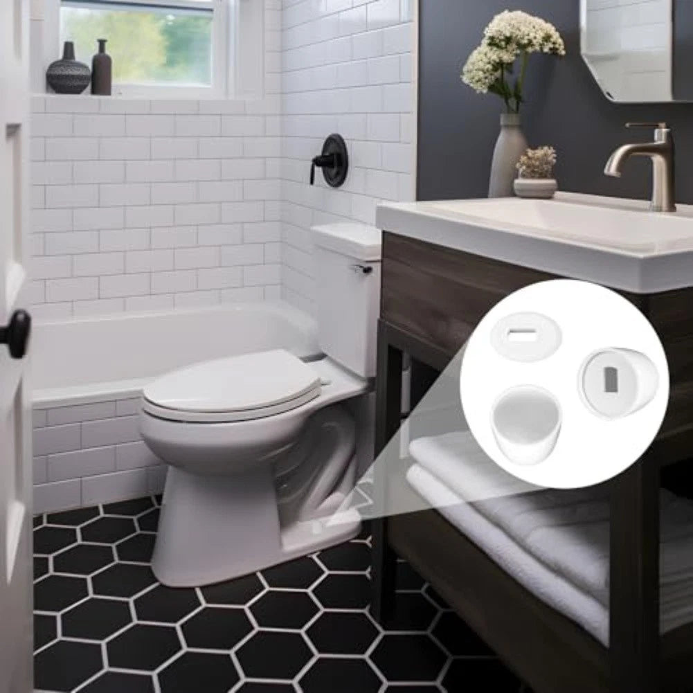 Complete Set of Plastic Toilet Fasteners for Bathroom Improvement