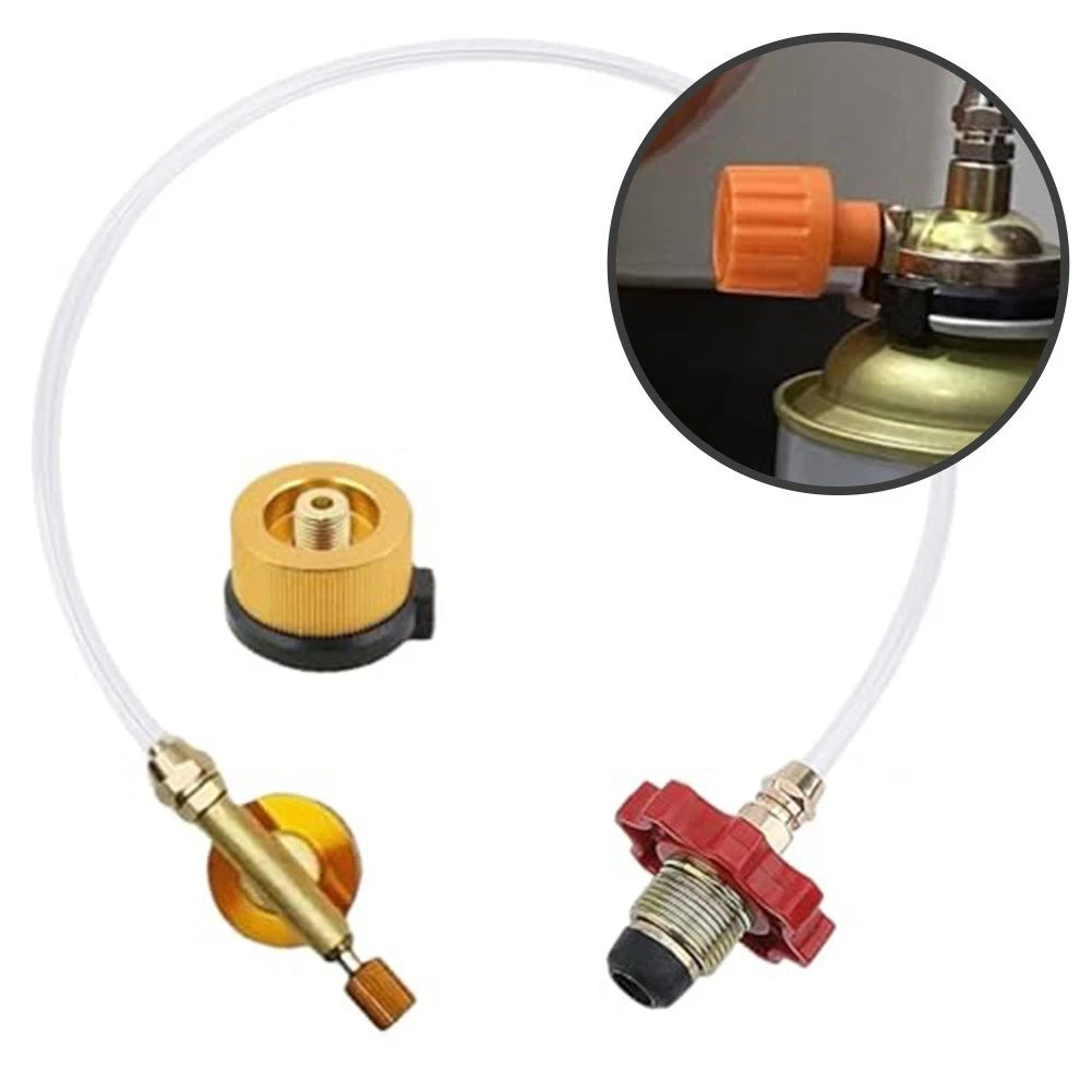 Propane Hose Adapter for Cooking Setup (Compact & Portable)