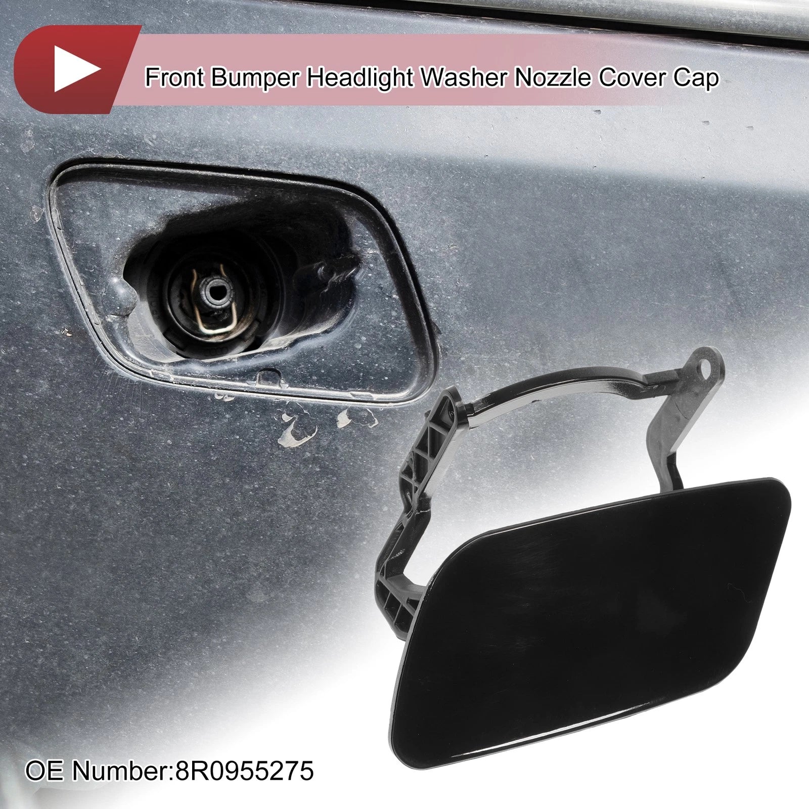 Windshield Washer Nozzle Cover Front Left for Audi Q5 (2009–2012)