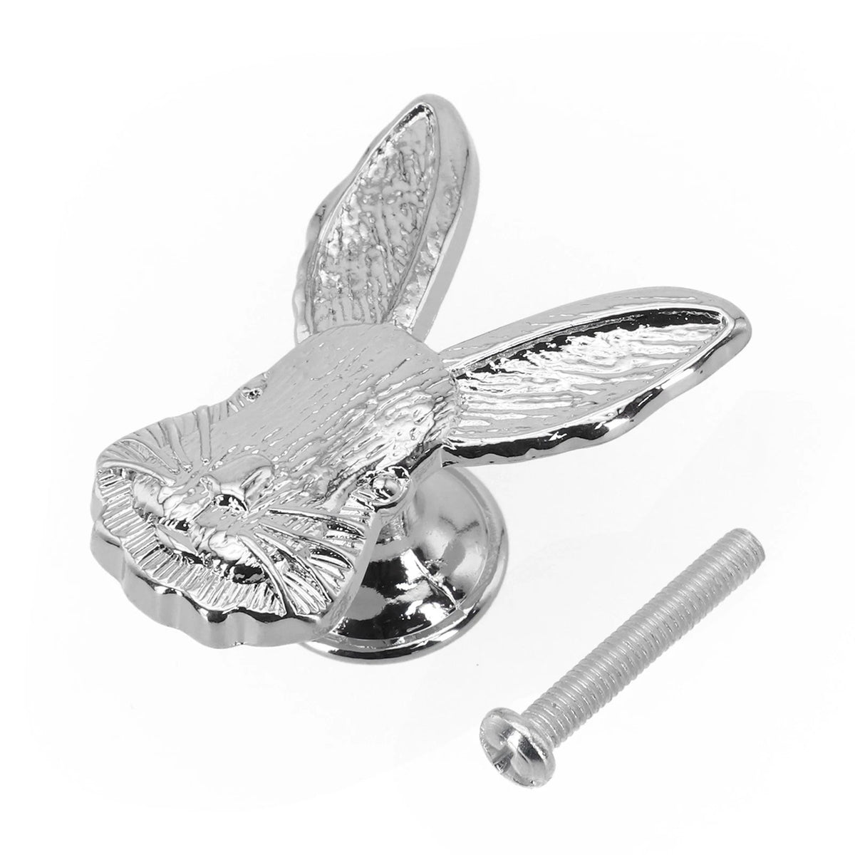 Zinc Alloy Rabbit Shape Cabinet Knob Handle for Kitchen Decor