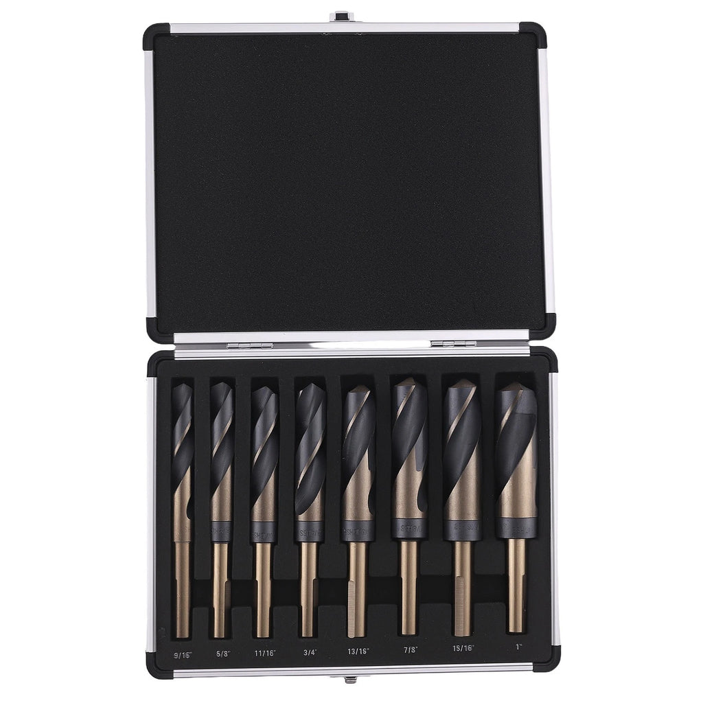 8 PCS HSS Wood Drill Bits Set for Professional Use (16" to 1")