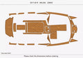 EVA Faux Teak Flooring Pads for Malibu 22 MXZ (2017)