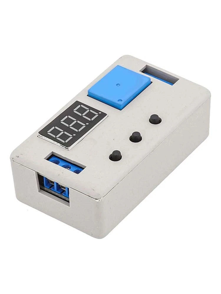 12V Digital Timer Relay with LED Display for Universal Applications (0-999min)