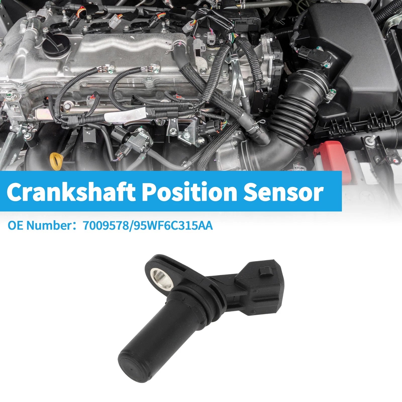 Crankshaft Position Sensor for Ford Escort Mk5 1.8i 16V (1993–1995)