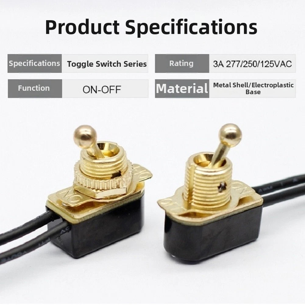 Toggle Switch MT-2021 2 Pin 2 Position for Electrical Control