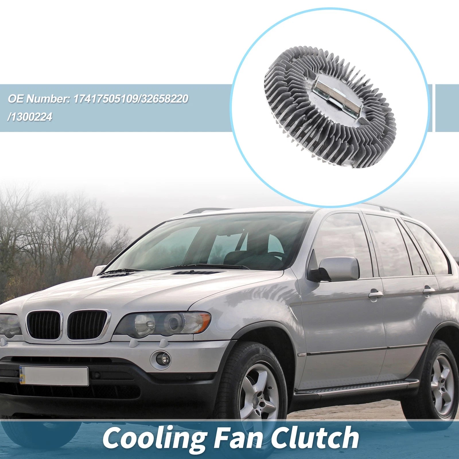 Engine Cooling Fan Clutch Replacement for BMW 745i V8 4.4L (2002–2005)
