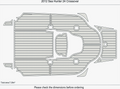 EVA Pads Flooring Mat for Sea Hunter 24 Crossover (2012)