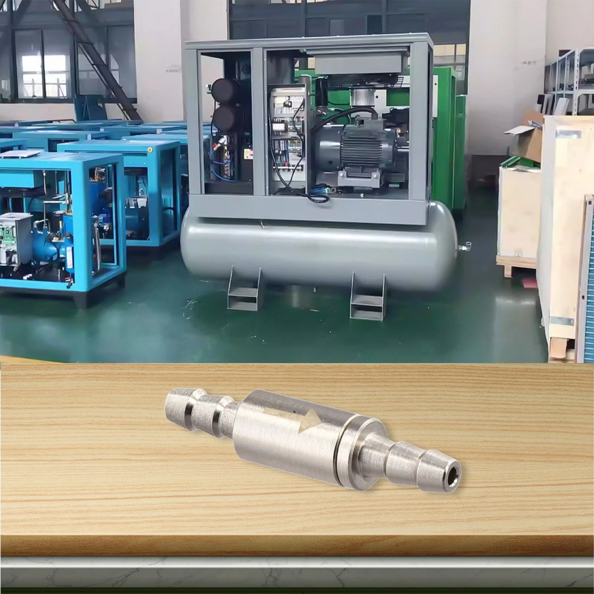 Stainless Steel Check Valve for 4mm Carbon Dioxide Use