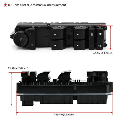 Power Window Switch for Cadillac Escalade, GMC Sierra (2002–2006)