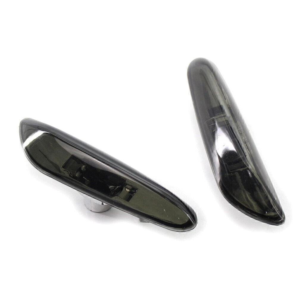 2X Gray Side Marker Light Turn Signal Lamp for BMW E46 4DR (2002–2005)