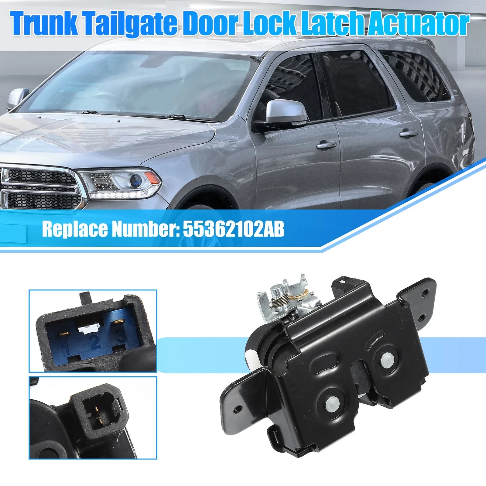 Rear Trunk Tailgate Lock Actuator Replacement for Dodge Durango (2004–2005)