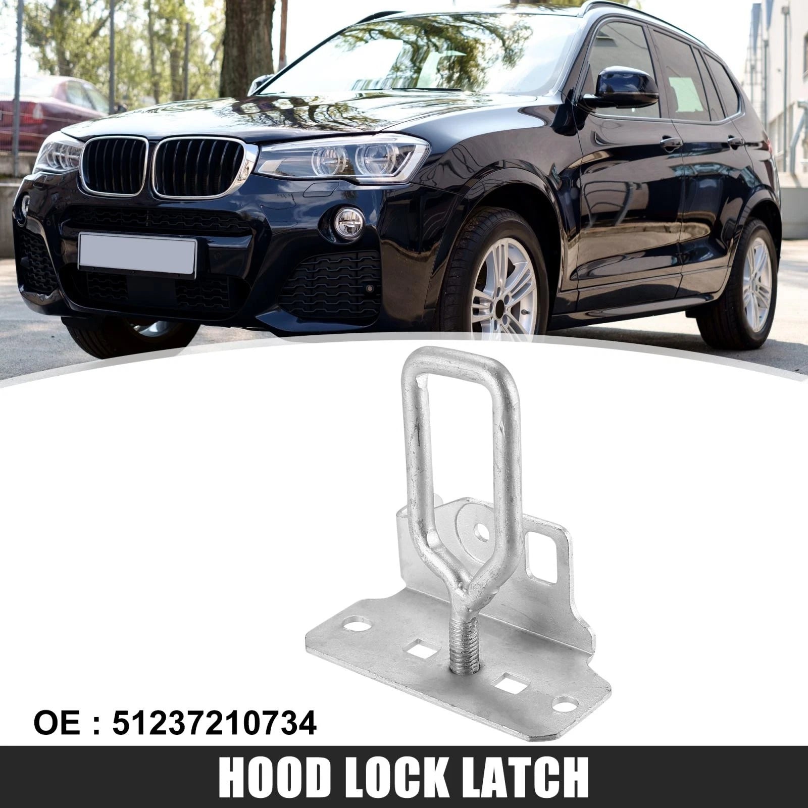 Engine Hood Catch Lock Latch Replacement for BMW X3 X4 (2011–2016)