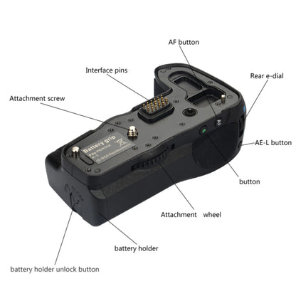 D-BG5 Vertical Battery Pack Grip for Pentax K3 K3II (2013–2016)