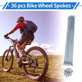 Bicycle Spokes Nipple Set 12G 257mm Carbon Steel for Universal Use (—)