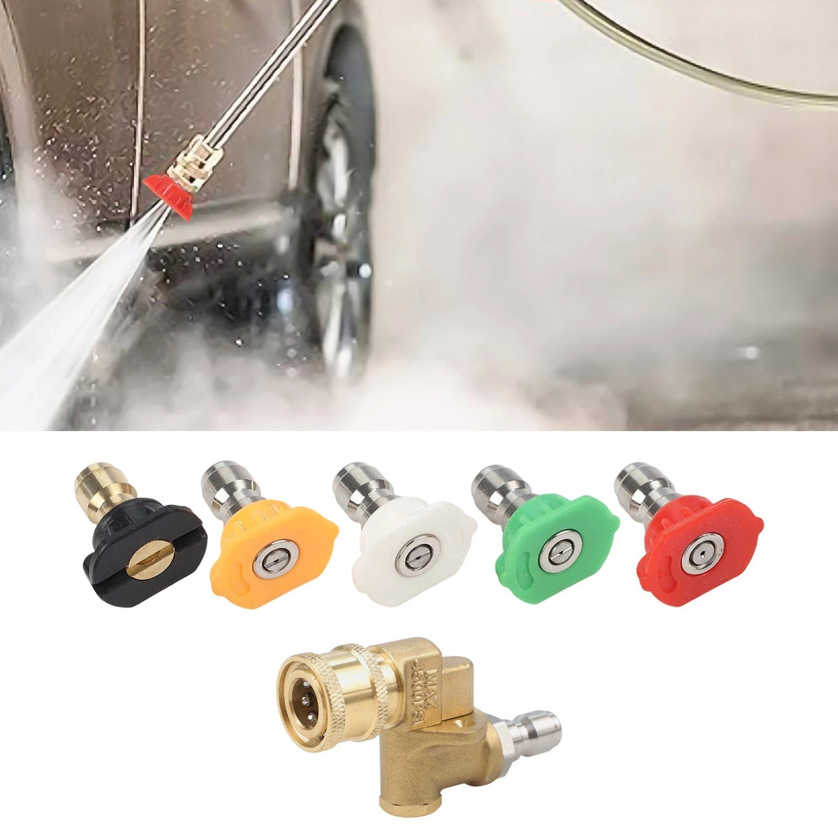 Swivel Nozzle 14 Inch for Car Washers with High Pressure and Adjustable Flow