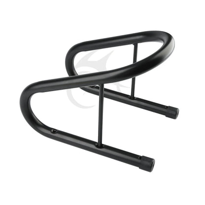 6.5" Black Motorcycle Tire Wheel Chock with Quick Release Hardware