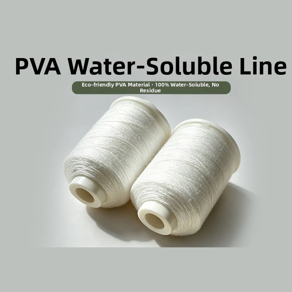 PVA Soluble Thread Set of 2 for Bait Binding Fly Tying (0.28mm, 0.18mm)