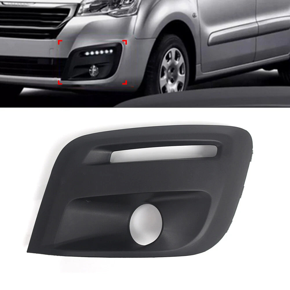 Front Left Fog Light Grille for Citroen Berlingo, Peugeot Partner (2015–2019)