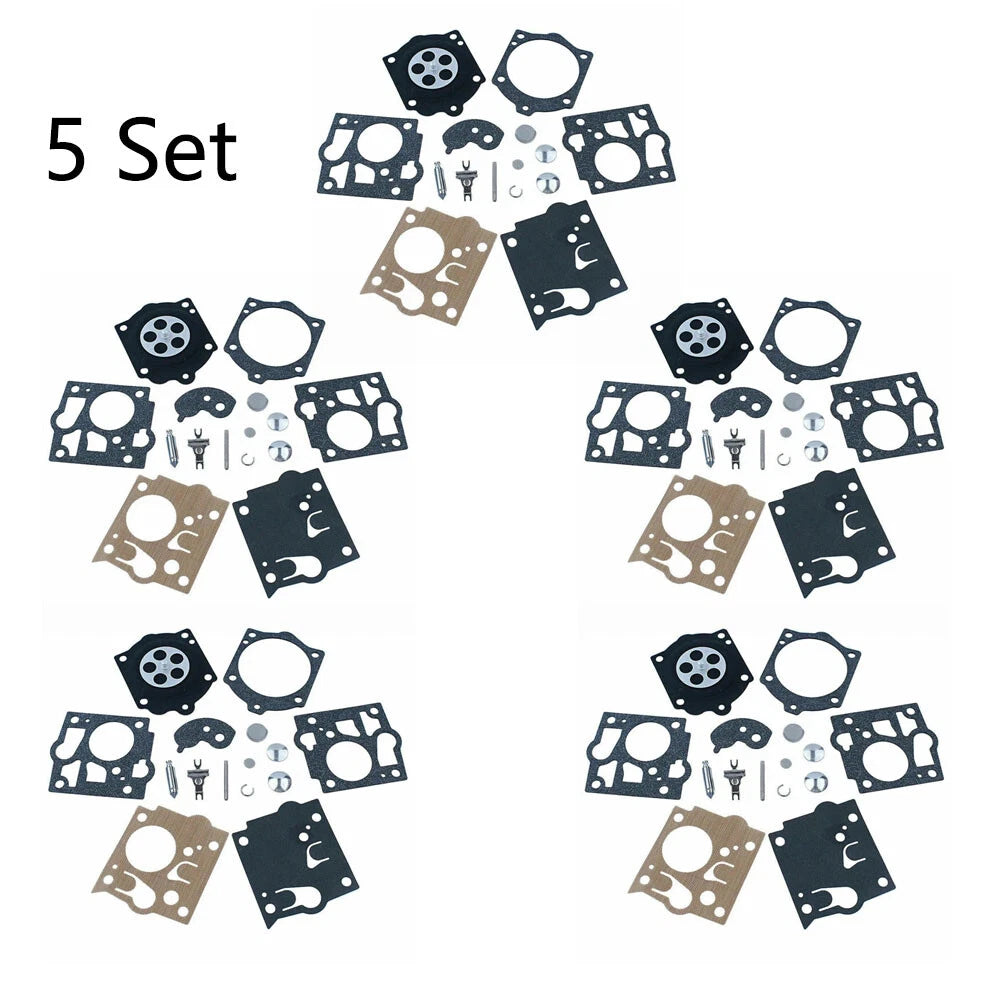 Set of 5 Carburetor Gasket Kits for McCulloch Homelite Echo K10-SDC