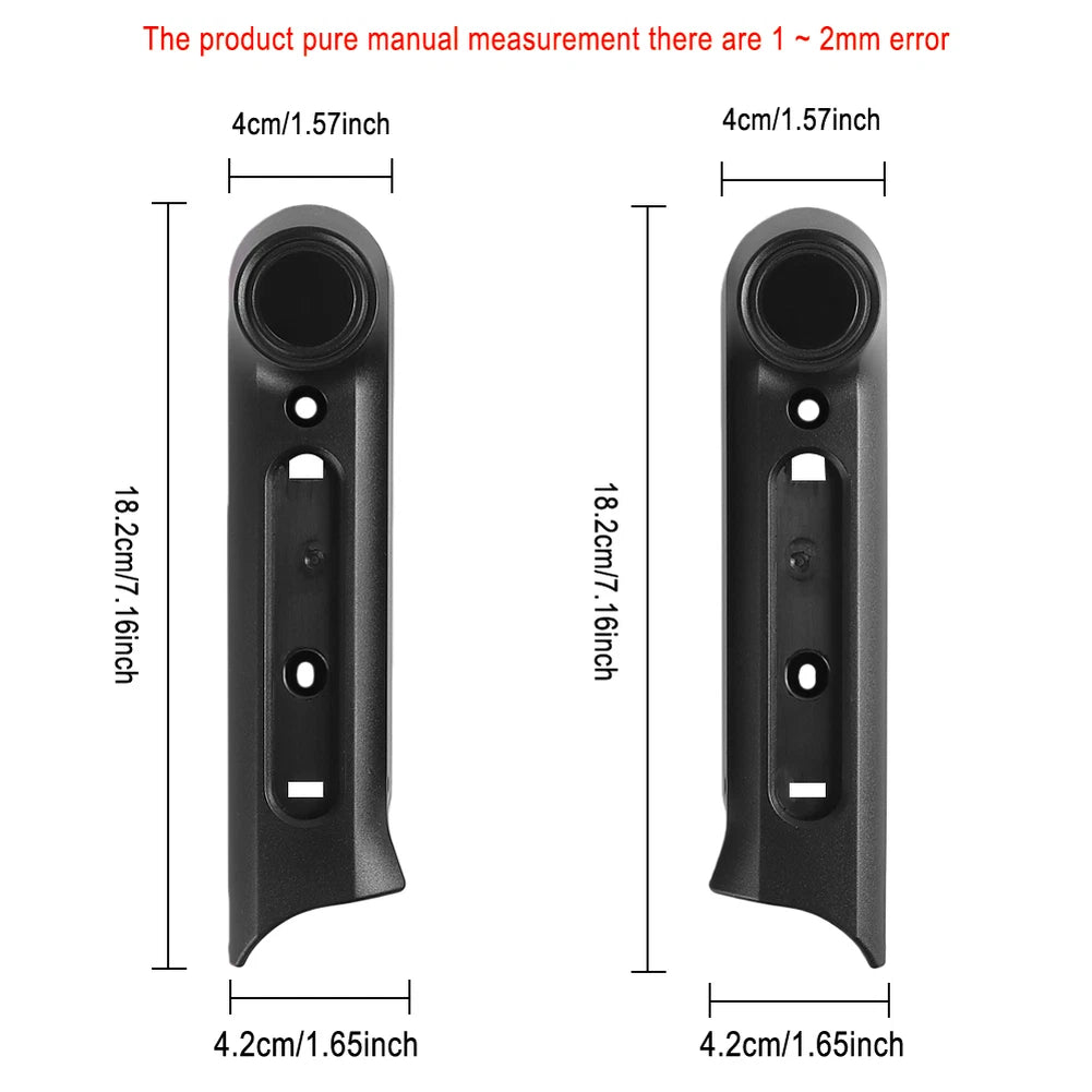 Black Rear Fork Cover for Ninebot E3 Pro (2021–2023)