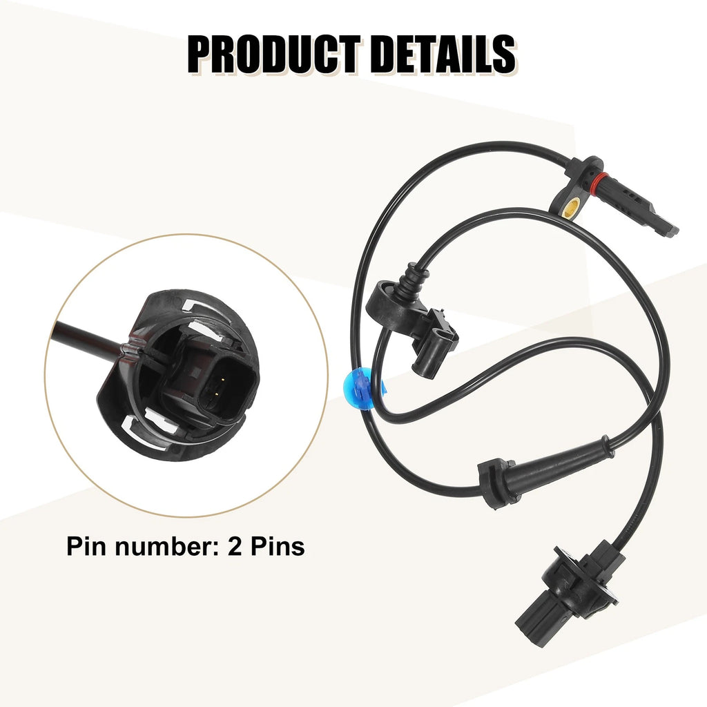 ABS Sensor Front Left Replacement for Honda Odyssey (2011–2017)