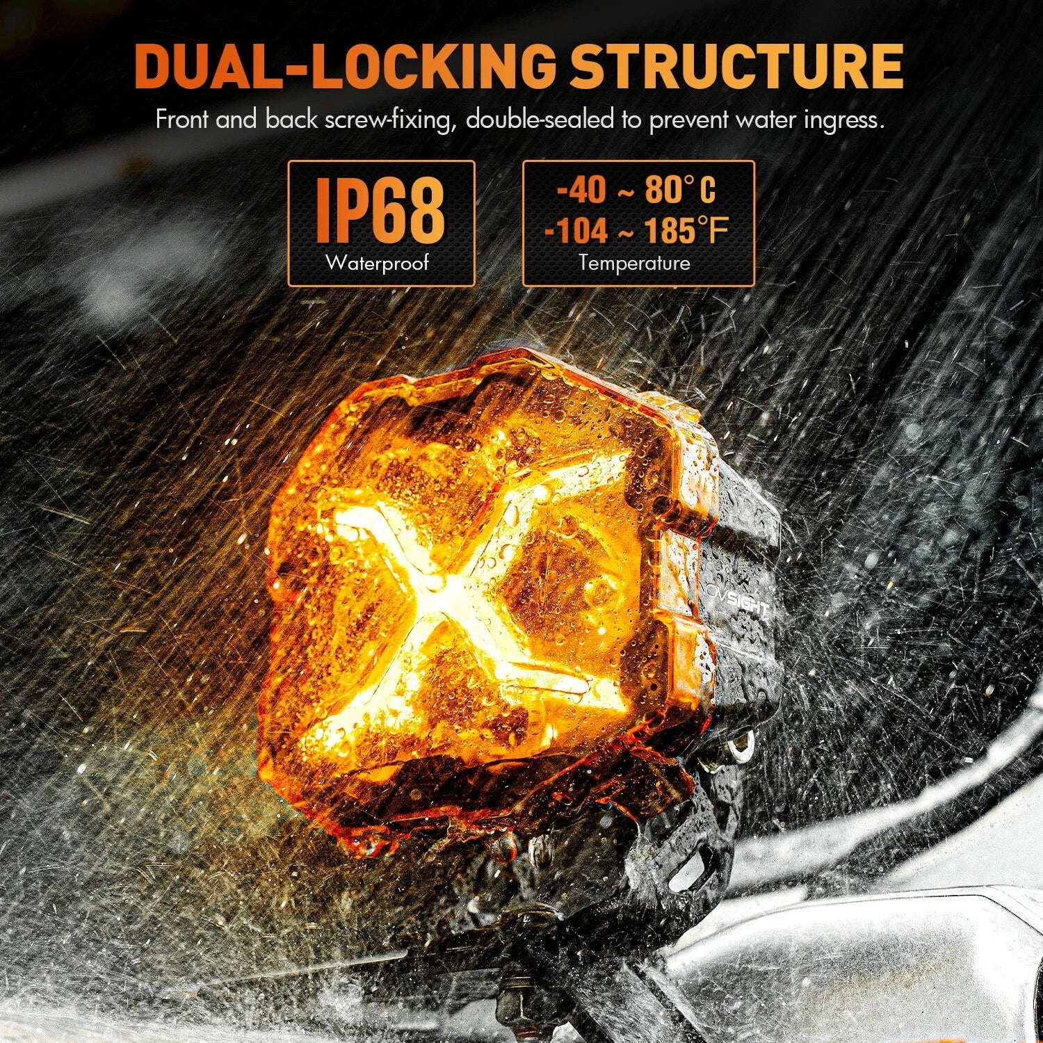 2X LED Pod Lights for Off Road Vehicles (6000LM)