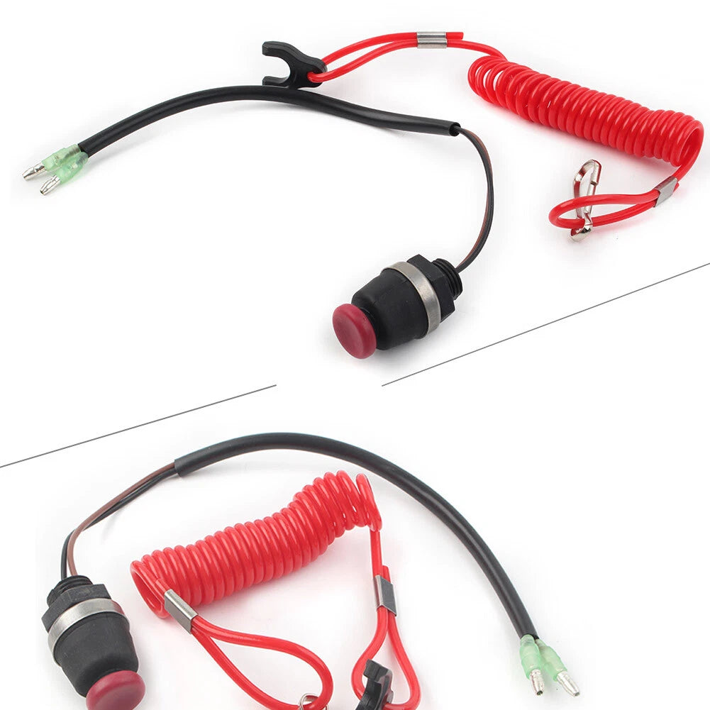 Kill Switch Tether Cord Lanyard for Mercury Tohatsu Outboard Engine (Marine)