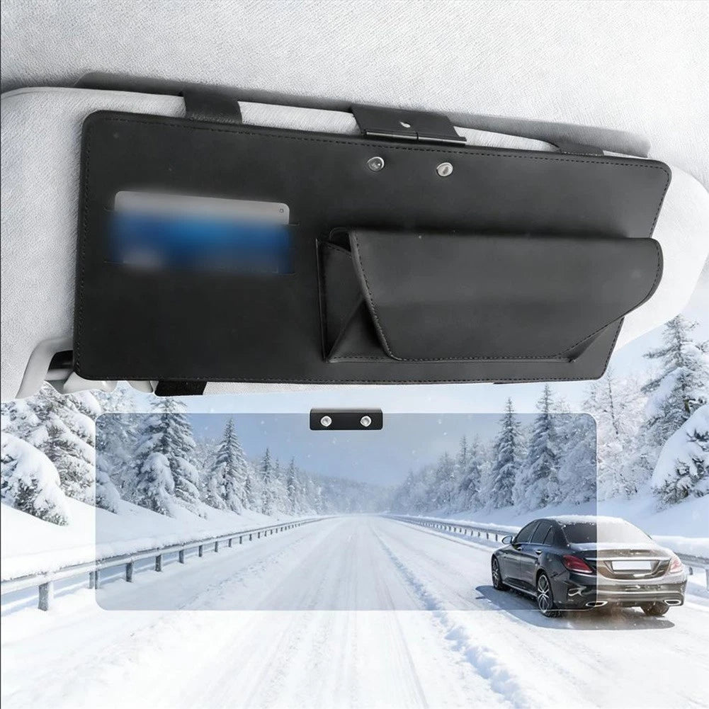 Snow Resistant Sun Visor Extender for Universal Vehicles (2010–2023)
