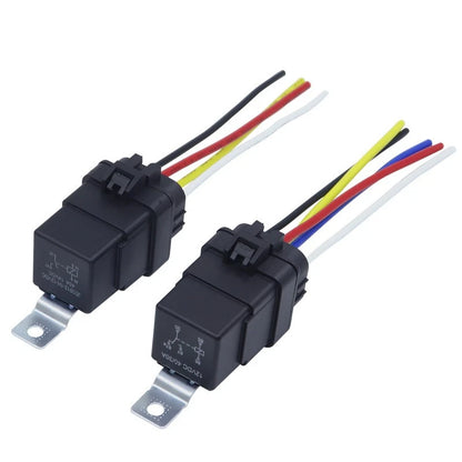 Sealed Waterproof 40A Relay for Car Auto (DC12V, 5Pin, 4Pin)
