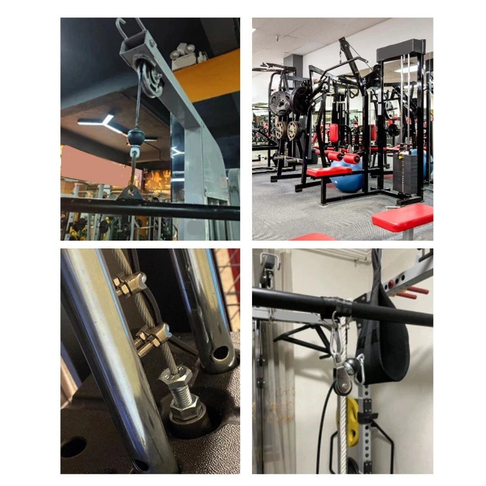 2X Pulley Cable for Home Gym (Plastic-coated Wire)
