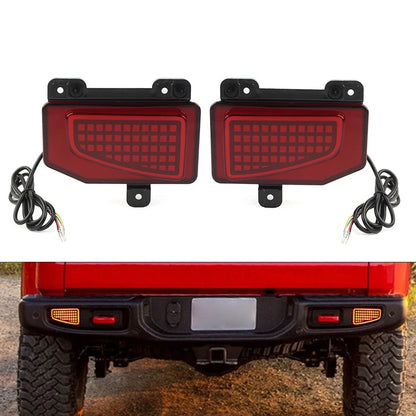 LED Rear Reflector Tail Light Brake Lamp for Jeep Gladiator (2019–2023)
