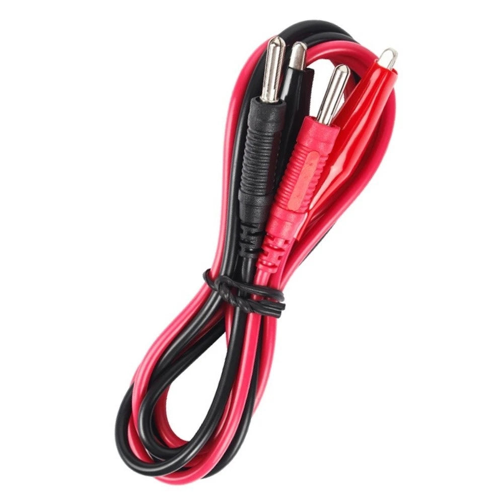 Power Test Cable 10A with Alligator Clip & Banana Connector Pair