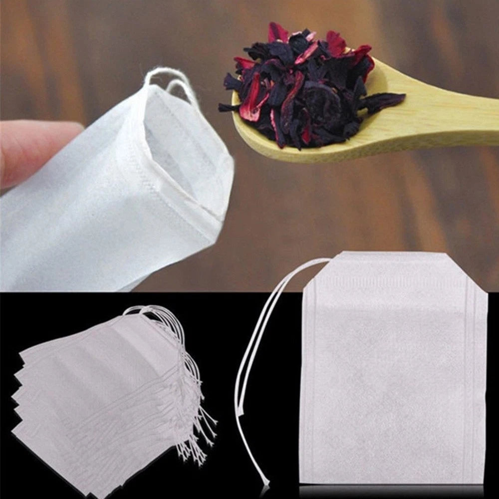 2X Disposable Filter Tea Bags for Heat Replacement Accessories