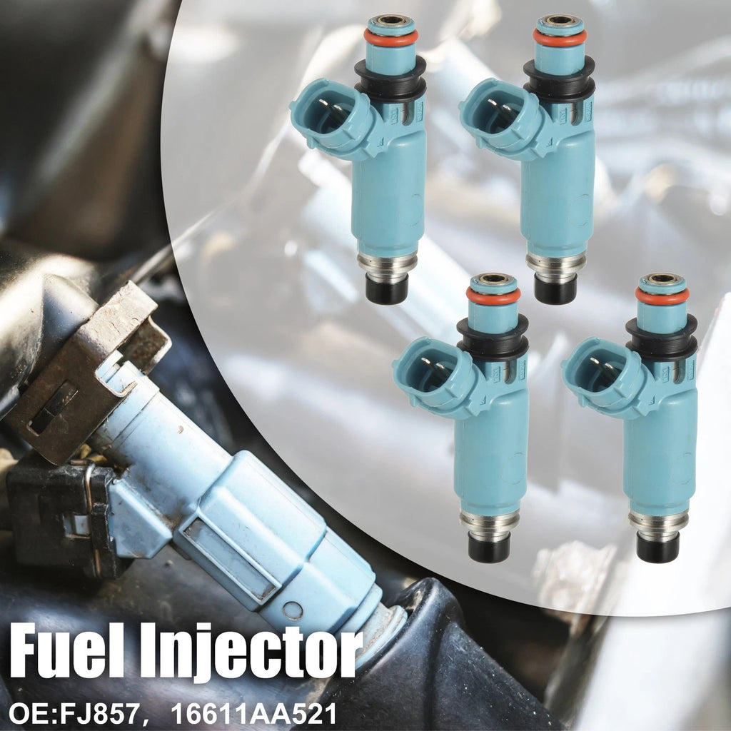 Fuel Injector Nozzle Set 4Pcs Replacement for Subaru Impreza WRX (2002–2005)