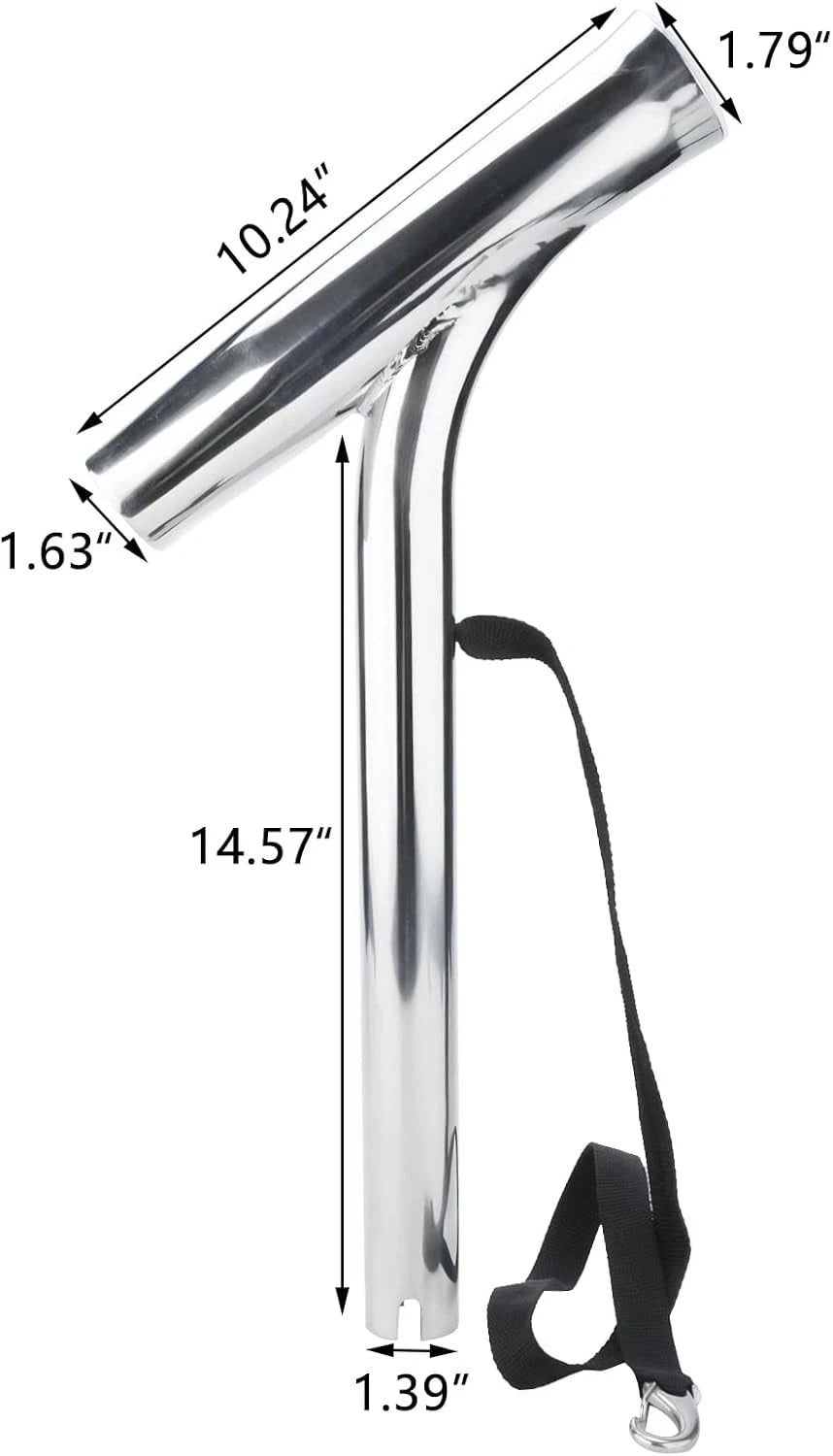 2X Stainless Steel Fishing Rod Holder for Boat (Universal)