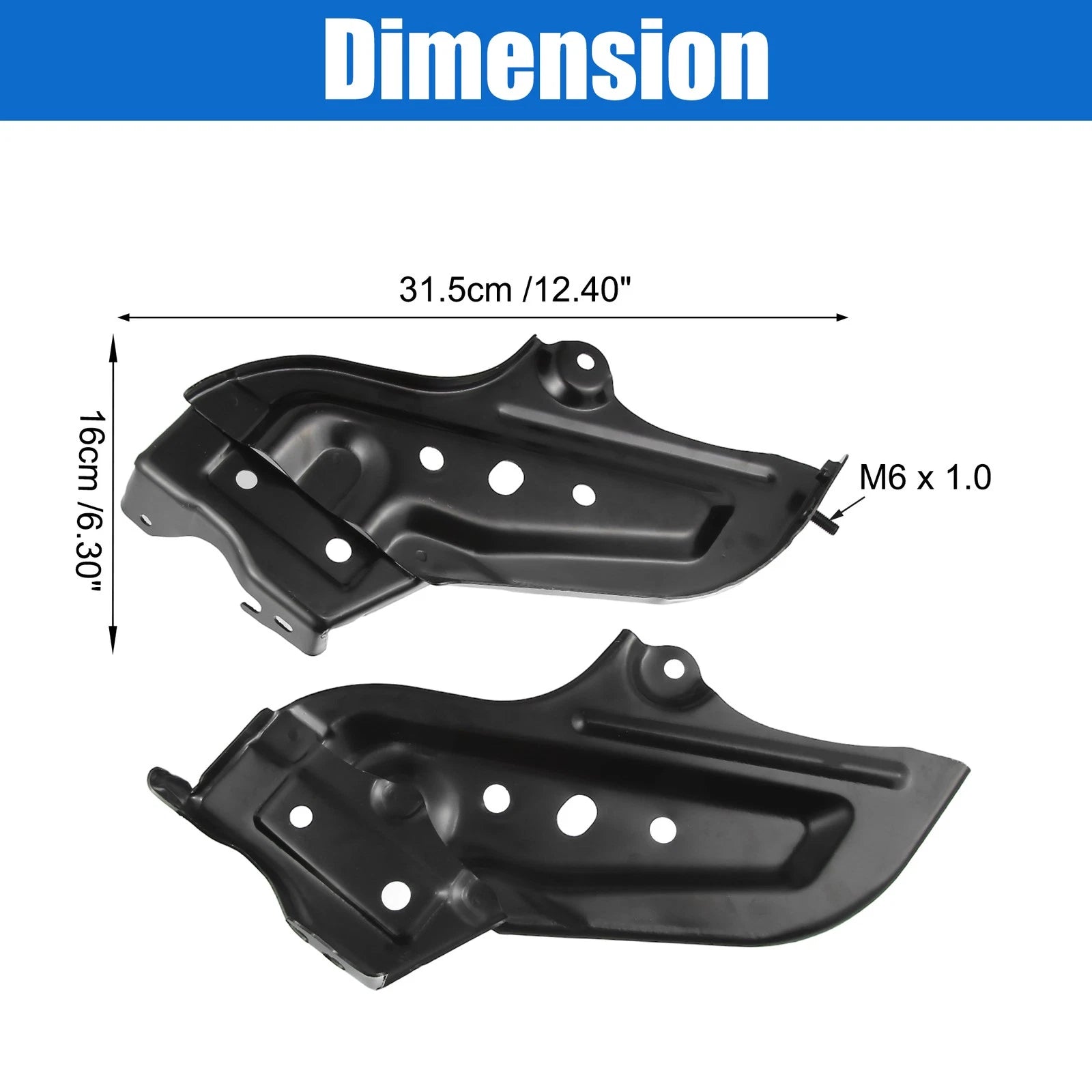 1 Pair Front Bumper Mounting Support Bracket for Toyota 4Runner (2013–2022)