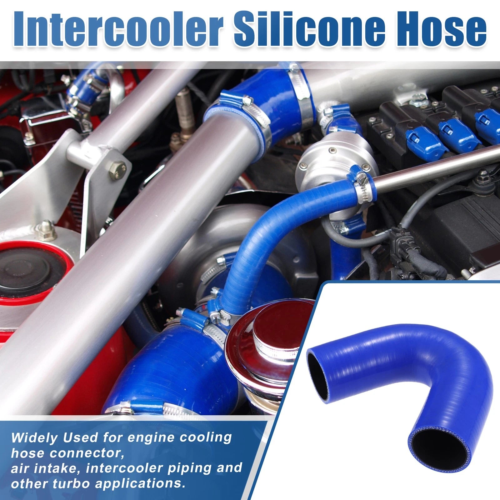 48mm 135 Degree Silicone Elbow Coupler for Intercooler Tube (Universal)