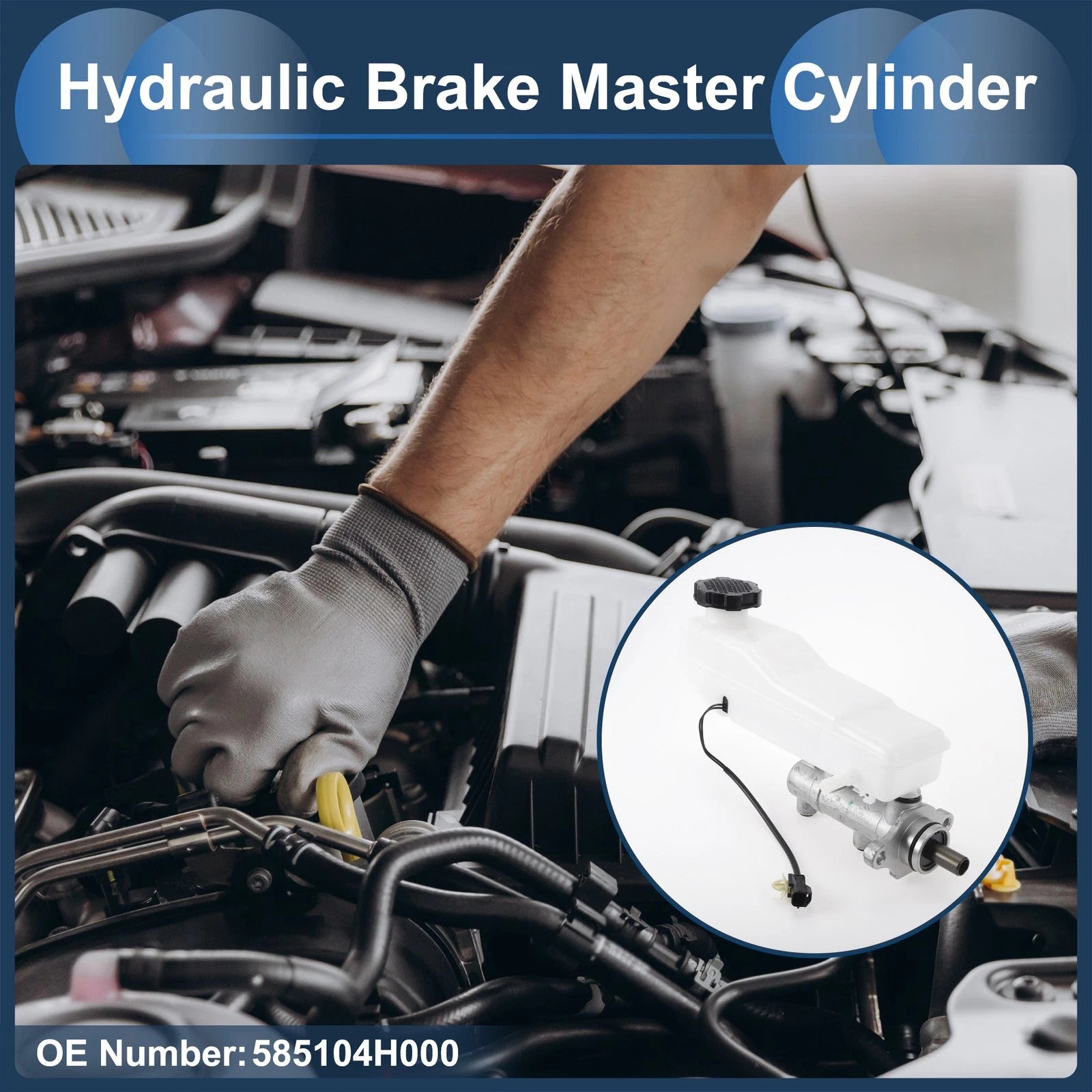 Brake Master Cylinder Reservoir Replacement for Hyundai Starex (2007–2016)