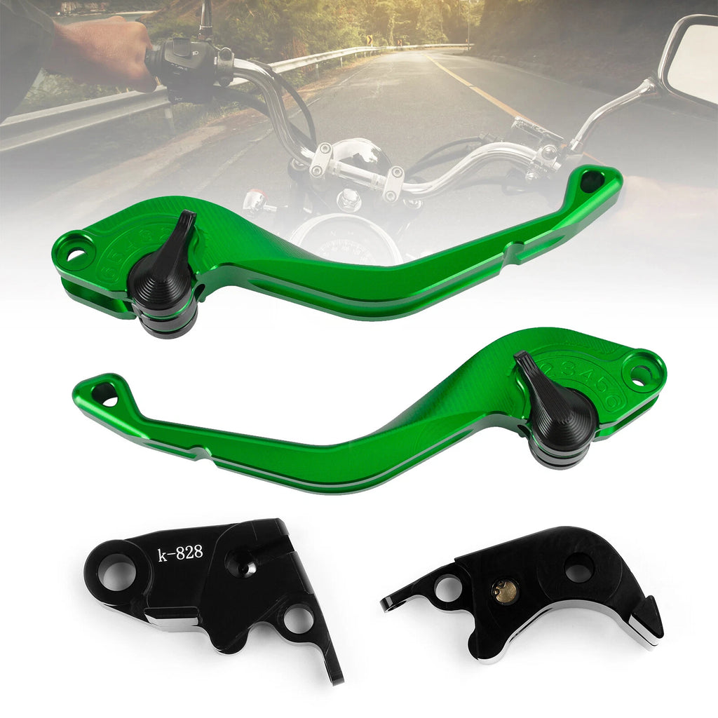 CNC Short Clutch Brake Lever for Kawasaki ZX636R / ZX6RR (2005–2006) T9