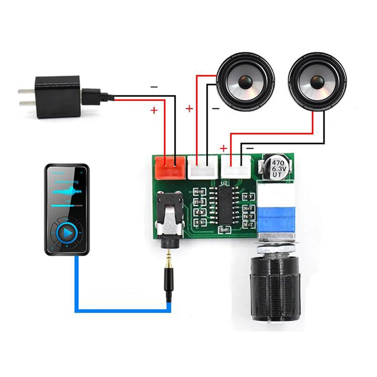 5V PAM8403 Digital Amplifier Board Module for Universal Use (2010–2023)