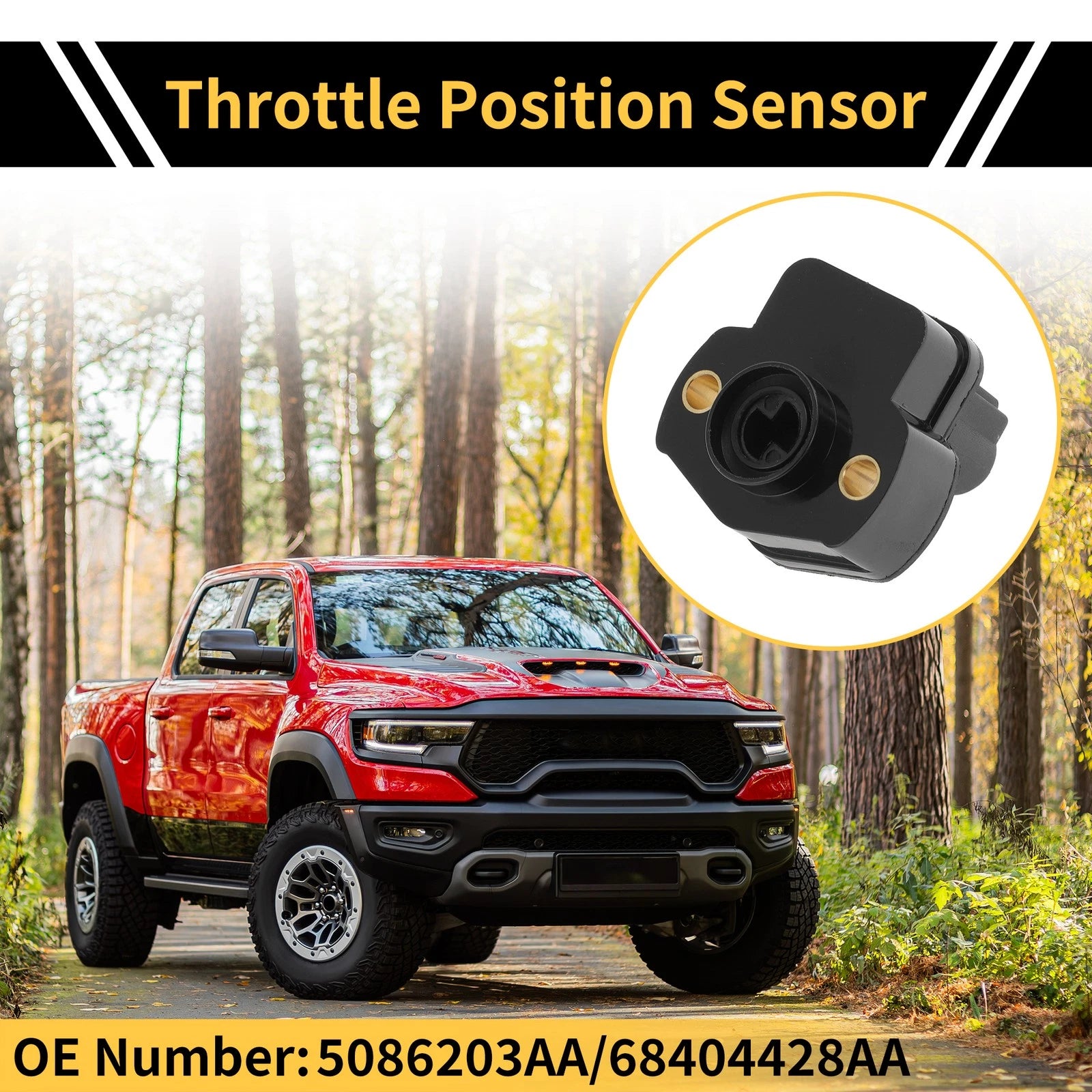 Throttle Position Sensor TPS Replacement for Jeep Liberty (2002–2006)