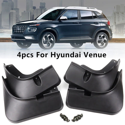 Set of 4 Mud Guards for Hyundai Venue (2019–2023)